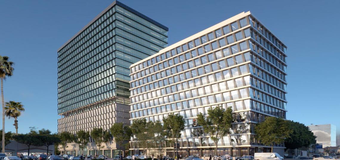 Makeover proceeds for L.A. County offices at 550 Vermont Ave. in